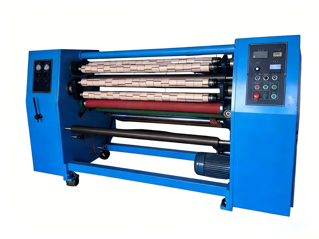 Automatic Smooth Rewinding Adhesive Tape Slitting Machine Easy Operation